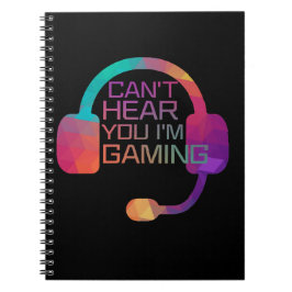 Gaming oordopjes voor gamers notitieboek