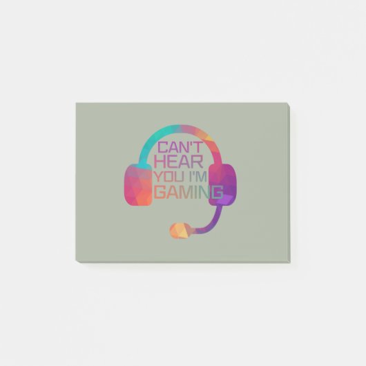 Gaming oordopjes voor gamers post-it® notes (Voorkant)