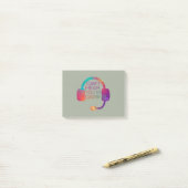 Gaming oordopjes voor gamers post-it® notes (Op bureau)
