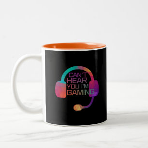 Gaming oordopjes voor gamers tweekleurige koffiemok
