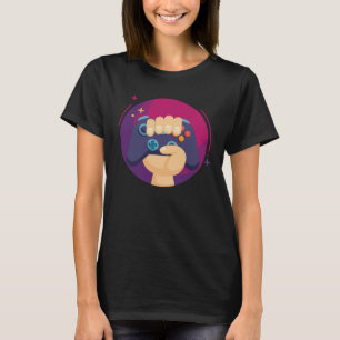 Gaming op console van derden t-shirt