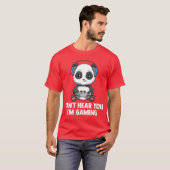 Gaming Panda jongen T-shirt (Voorkant volledig)