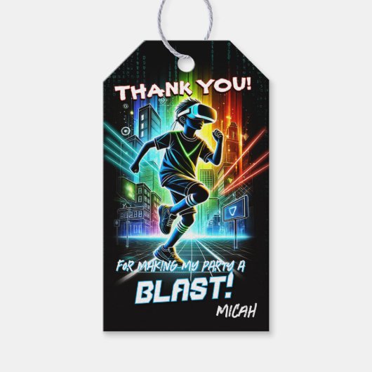 Gaming partij voor Label Cadeaulabel (Voorkant)