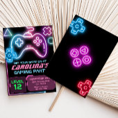 Gaming Party Verjaardag Uitnodiging