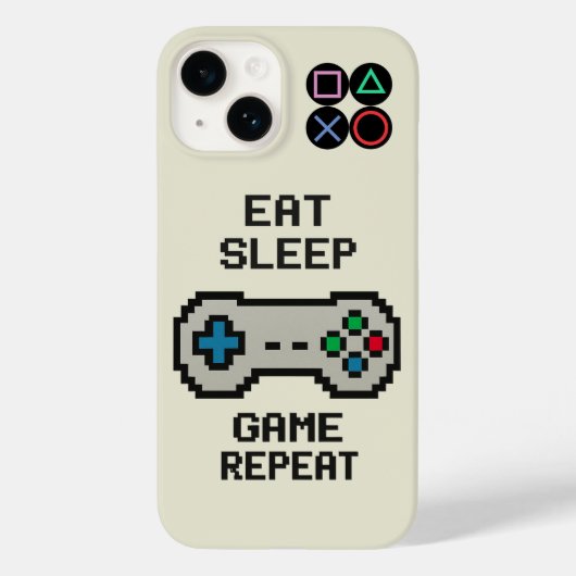 Gaming Phone Case – Pixel Art Gamer Protection (Achterkant)