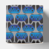Gaming Pro Gamer Party Favor Box, Blauw Bedankdoosjes (Bovenkant)