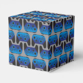 Gaming Pro Gamer Party Favor Box, Blauw Bedankdoosjes (Achterkant)