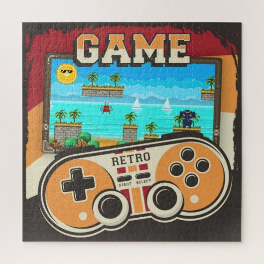 Gaming Remote Controller Retro Legpuzzel (Verticaal)