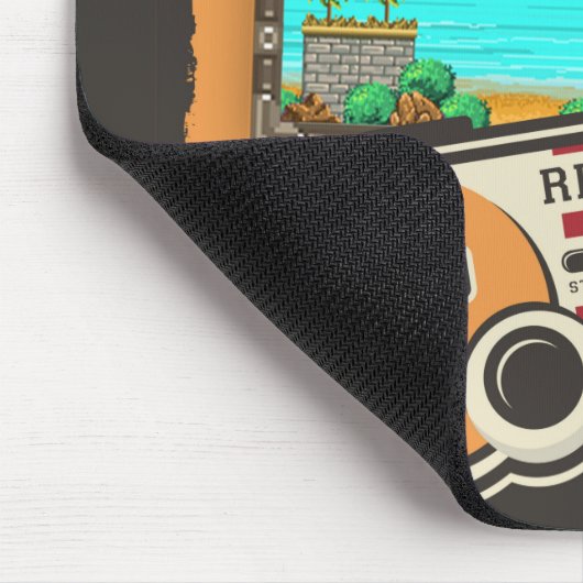 Gaming Remote Controller Retro Muismat (Hoek)