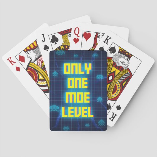 Gaming slechts één niveau meer pokerkaarten (Achterkant)