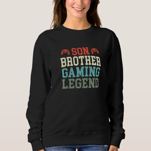 Gaming Son Brother Gaming Legend Gamer Trui (Voorkant)