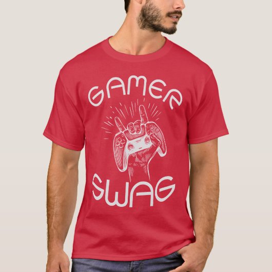 Gaming Swag Gamer Controller Game Liefhebber grapp T-shirt (Voorkant)