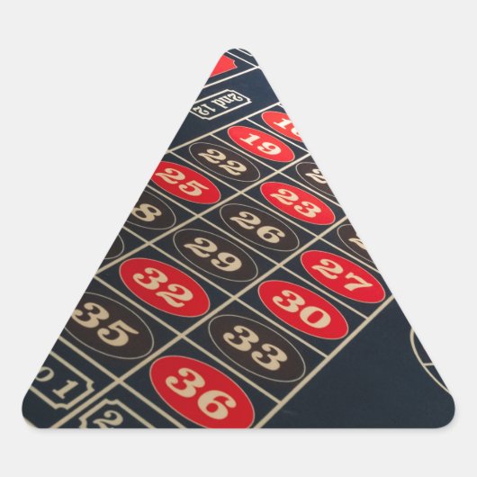 Gaming Table Roulette Las Vegas Sticker (Voorkant)