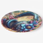 Gaming Teenager Papieren Bordje (Gekanteld)