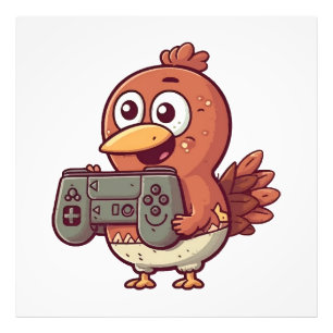 Gaming Thanksgiving Foto Afdruk