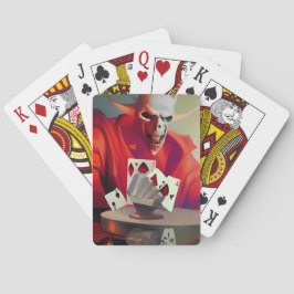 Gaming the Devil Ken Gage Fantasy Pokerkaarten