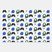 Gaming Thema Birthday Inpakpapier Vel (Voorkant)