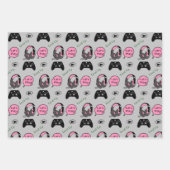 Gaming Thema Birthday Inpakpapier Vel (Voorkant 2)