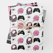 Gaming Thema Birthday Inpakpapier Vel (In situ)