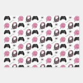 Gaming Thema Birthday Inpakpapier Vel (Voorkant)