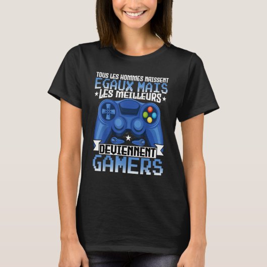 Gaming   Tous Les Hommes Gamer Video Games T-shirt (Voorkant)