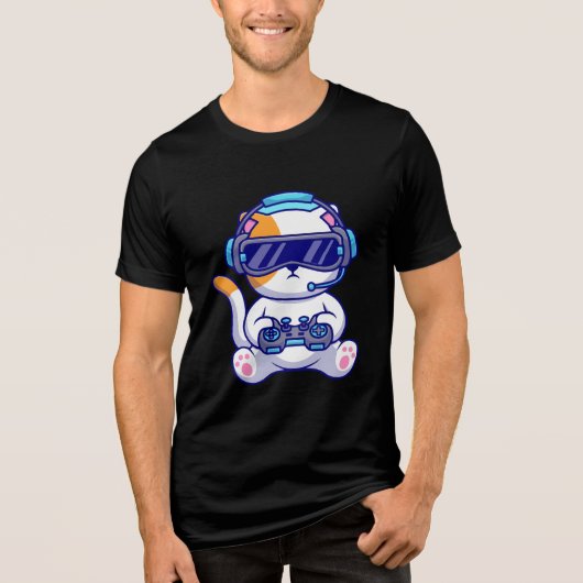 Gaming Tri-Blend Shirt (Voorkant)