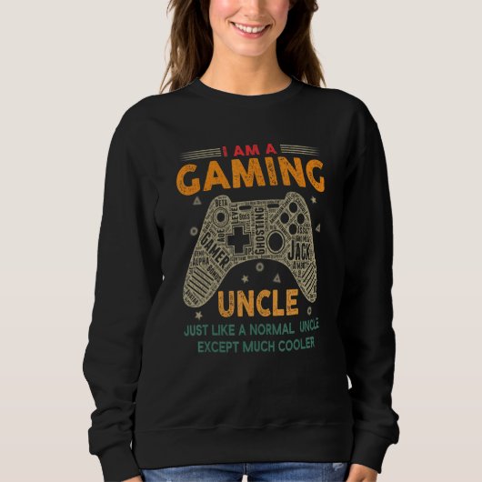 Gaming Uncle Video Gamer Video Games For Uncle Trui (Voorkant)