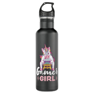 Gaming Unicorn Cute Gift for Gamer Girl Waterfles