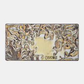 Gaming Unieke Moderne Abstracte Nuetrals Gamer Bureaumat (Voorkant)