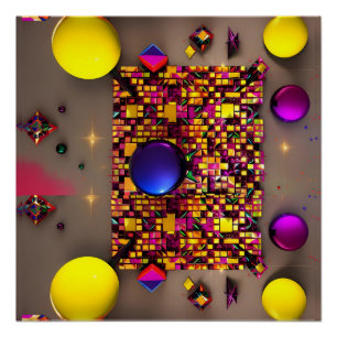Gaming van het universum perfect poster