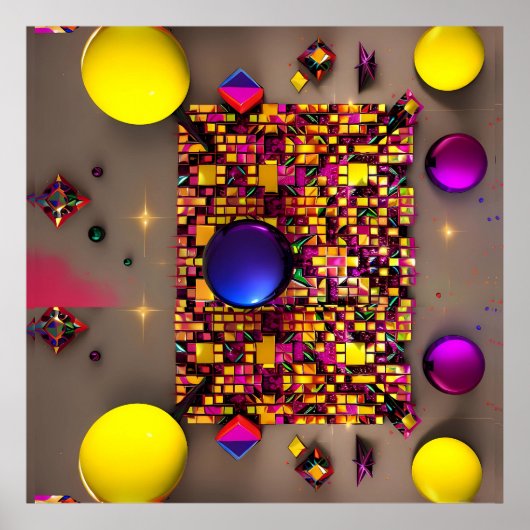 Gaming van het universum poster (Voorkant)