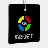 Gaming - Vergeet nooit dat 80-inch gamergadget Keramisch Ornament (Rechts)