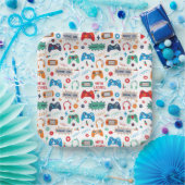 Gaming verjaardagsfeestje papieren bordje (Feest)