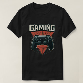 Gaming Vibes: Bold Controller Design T-shirt