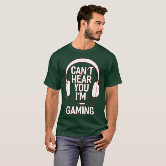 Gaming Video Game Gamer Console Nerd Geek Gift fun T-shirt (Voorkant volledig)