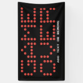 Gaming videogame over belettering Gamer D20 Dice Spandoek (Verticaal)