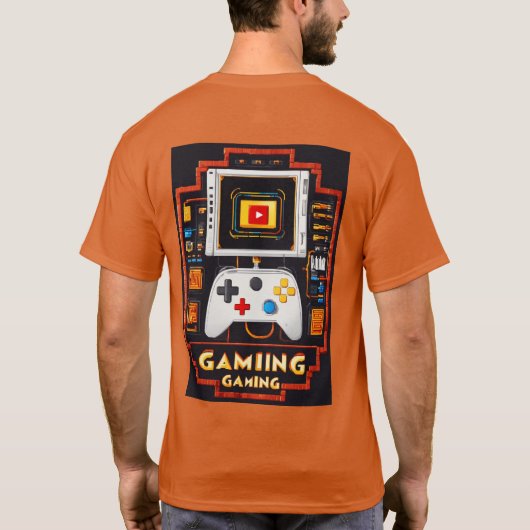 Gaming vigilante t-shirt (Achterkant)