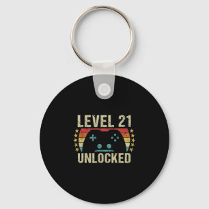 Gaming Vintage 21e verjaardagscadeau 21 jaar oude  Sleutelhanger