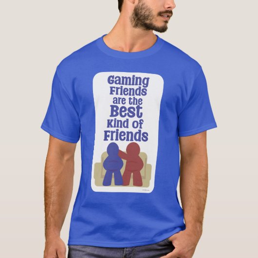Gaming vrienden zijn de beste leuke slogan t-shirt (Voorkant)