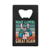 Gaming weer geweldig creditkaart flessenopener (Achterkant)