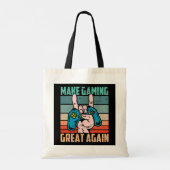 Gaming weer geweldig tote bag (Achterkant)