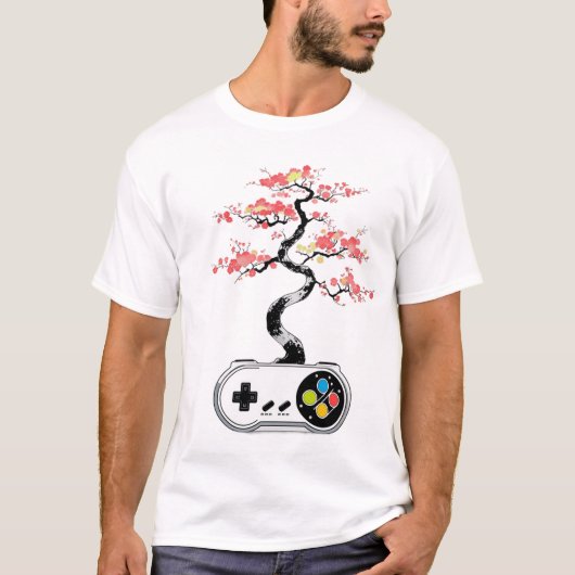 Gaming Zen - Bonsai Boom Controller T-shirt (Voorkant)