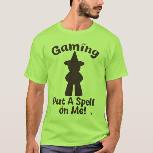 Gaming Zet me onder een spreuk Griezelige Gamer T-shirt