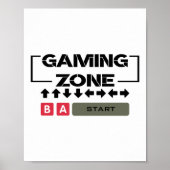 Gaming Zone Button Edition Poster (Voorkant)