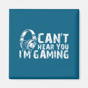 Gaming Zone Focus Gamer T-shirt Grappige Quote Magneet