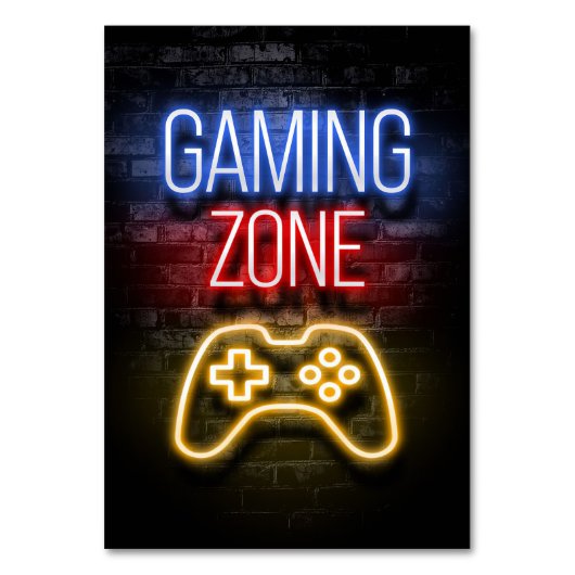 Gaming Zone Kaart (Voorkant)