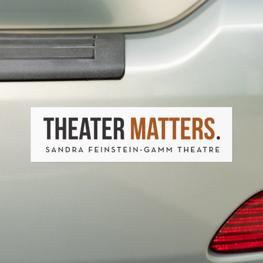 Gamingbioscoop - theaterzaken - Bumpersticker (Op auto)