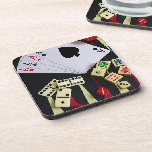 Gamingcasino's Bier Onderzetter (Linkerzijde)