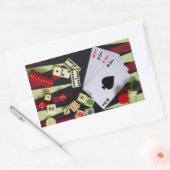 Gamingcasino's Rechthoekige Sticker (Envelop)