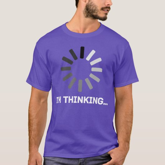 Gamingcomputer Nerd Geek Laden Ik denk vriend T-shirt (Voorkant)